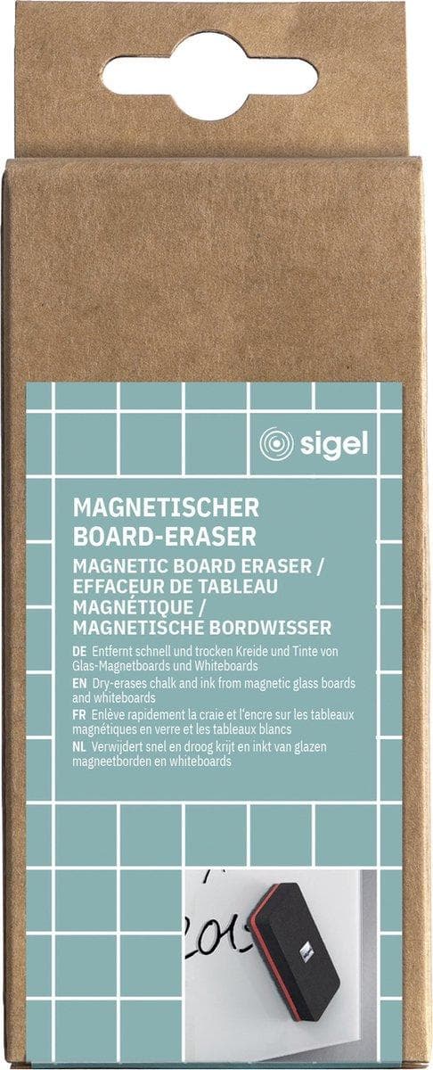 Sigel BA188 Eraser EVA (Ethylen Vinyl Acetate) - Fleece Sort - Rød 1 stk(e) (BA188)