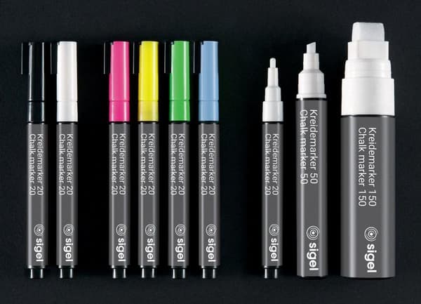Kritmarkör 50 stjärnspets 1-5 mm vit 1 st (BA181)