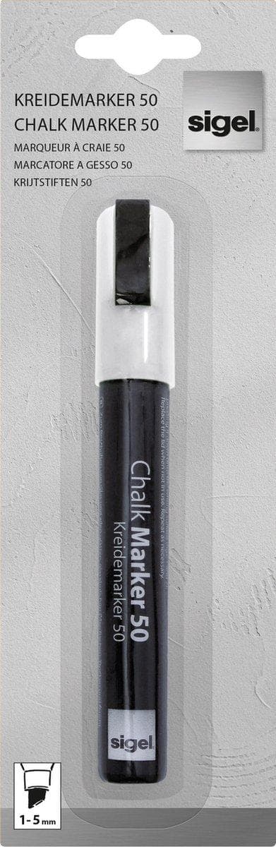 Kritmarkör 50 stjärnspets 1-5 mm vit 1 st (BA181)