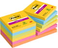 Miniatyrbild 1 av 5: Post-It 7100244585, Torg, Blå, Grön, Orange, Rosa, Gul, papper, PEFC, 76 mm, 76 mm
