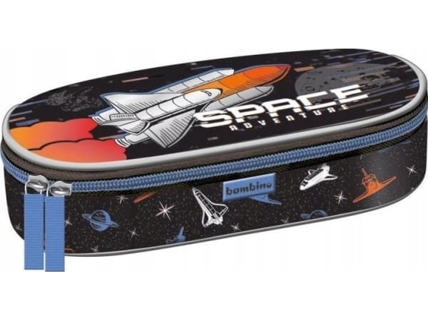 MAJEWSKI pennal Oval pennal med klaff PCL-01 Space