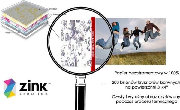 HP Patronfilm Papper Zink 3,5x4,25" För Hp Sprocket 3x4 Skrivare / 50st.