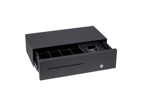 AKS-ANKER MDS45, Elektronisk pengeskuff, Stål, Antrasitt, Sort, Grå, DC, 24 V, 460 mm
