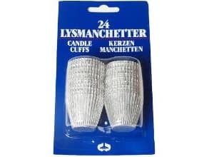 Lysmanchetter Ø22xH22mm Aluminium,48 pk x 24 stk/krt