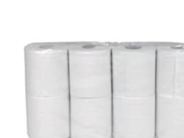 Toiletpapir Abena, 2-lags, hvid, pakke a 64 ruller