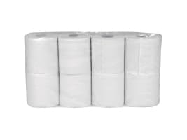 Toiletpapir Abena, 2-lags, hvid, pakke a 64 ruller