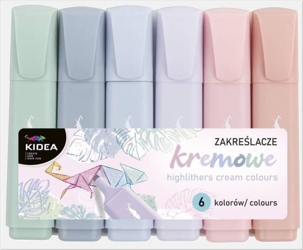 Derform ZAKRESLACZ 6KOL Creme DERF KIDEA ETUI PLAST