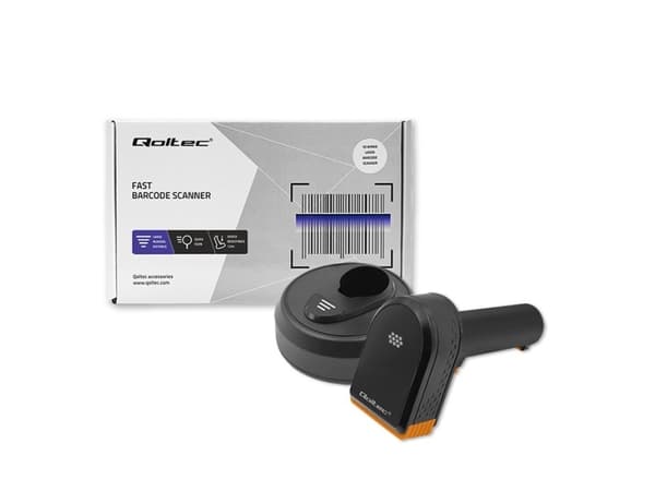 Qoltec - Strekkodeskanner - håndholdt - 200 skann/sek - dekodet - USB