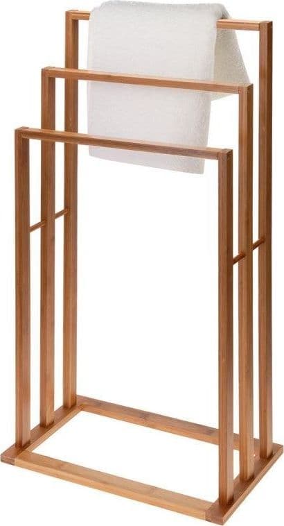 Bathroom solutions bambuko rank&scaron;luosčių kabykla su 3 strypais
