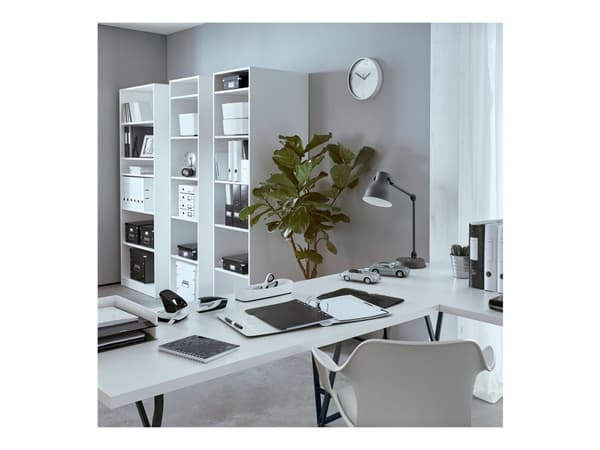 Leitz WOW 180° - Spakbågesfil - ryggbredd: 50 mm - för A4 (210 x 297 mm) - kapacitet: 350 ark - pärlvit