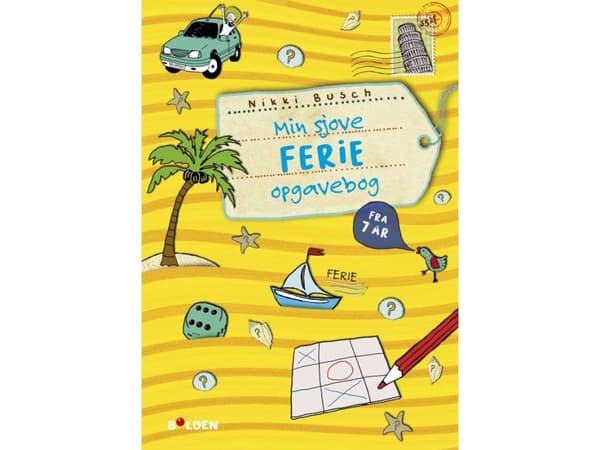 Min sjove ferie-opgavebog - fra 7 år