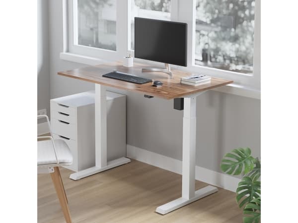 Ergo Office ER-403 Sit-stand Desk Table Frame Electric Height Adjustable Desk Office Table Without Table Top White