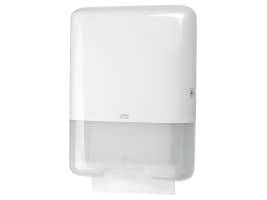 Dispenser Tork® H3, 553000, för enkelvikta handduksark, vit