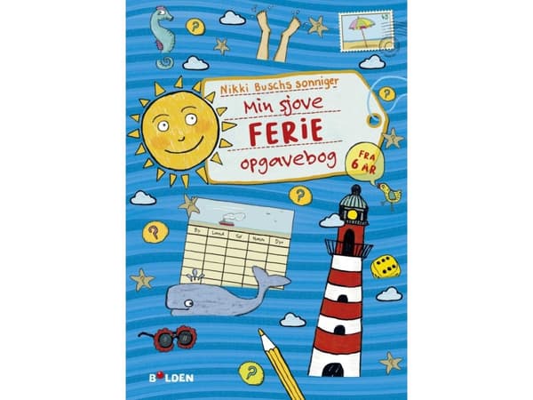 Min sjove ferie-opgavebog - fra 6 år