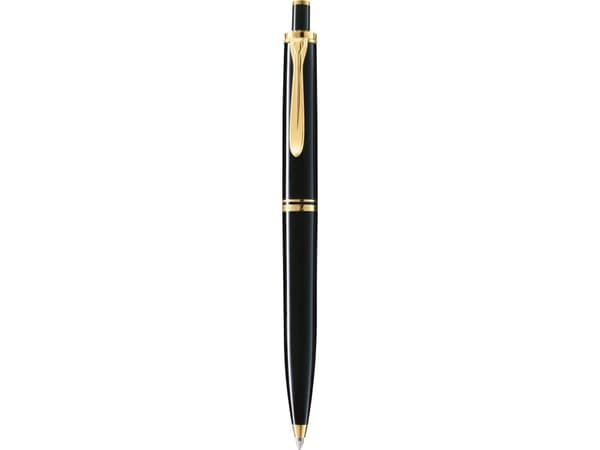 Pelikan K400, Klips, Uttrykkbar kulepenn med hengefeste, Sort, 1 stykker