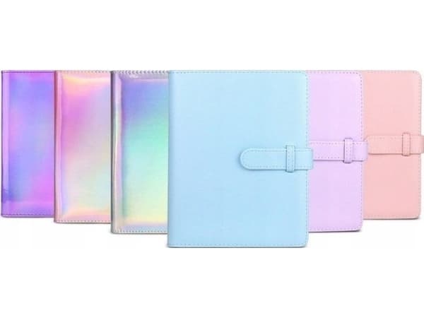 LoveInstant Fotoalbum 256 st. för Fujifilm Instax Mini 40 12 11 9 8 7 Evo Liplay Link / Pink Sparkle