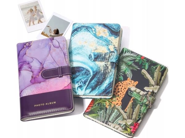 LoveInstant Photo Album 96 stk for Fujifilm INSTAX Mini 40 11 9 8 7 7s 90 70 EVO LiPlay / Purple Marble