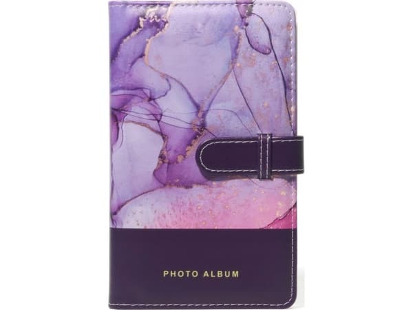 LoveInstant Photo Album 96 stk for Fujifilm INSTAX Mini 40 11 9 8 7 7s 90 70 EVO LiPlay / Purple Marble
