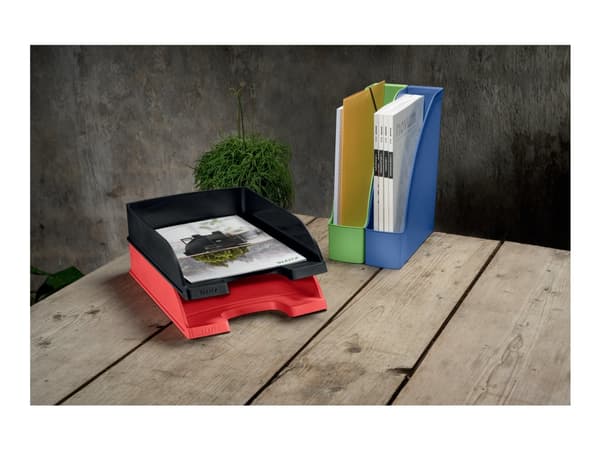 Leitz Recycle - Brevbakke - for A4 (210 x 297 mm) - lys rød