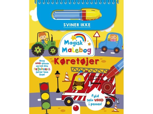 Magisk målarbok: Fordon