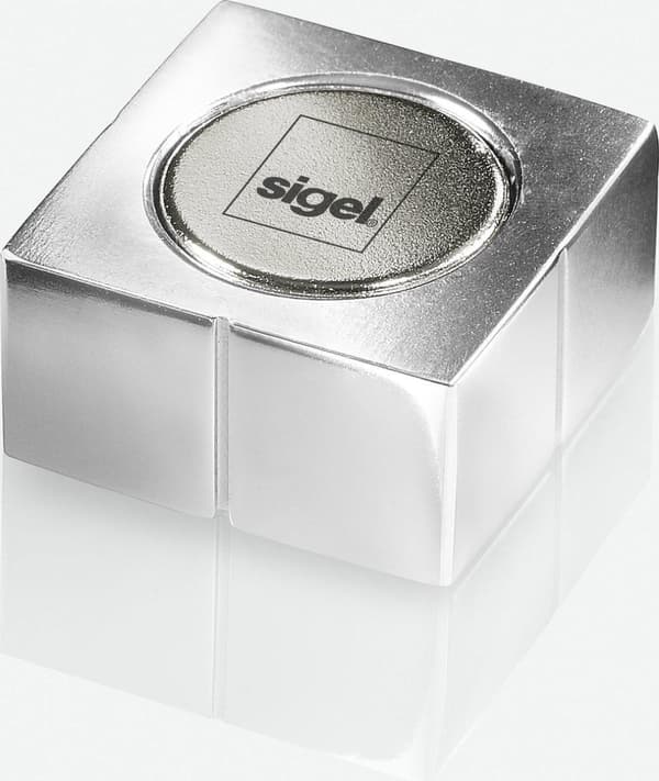 Signeeratut magneetit - 20x10x20mm - C10 erittäin vahva - hopea - 4 kpl - SI-BA705