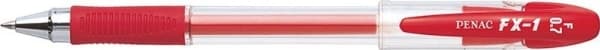 Penac PENAC FX1 gelpenn 0,7 mm, rød