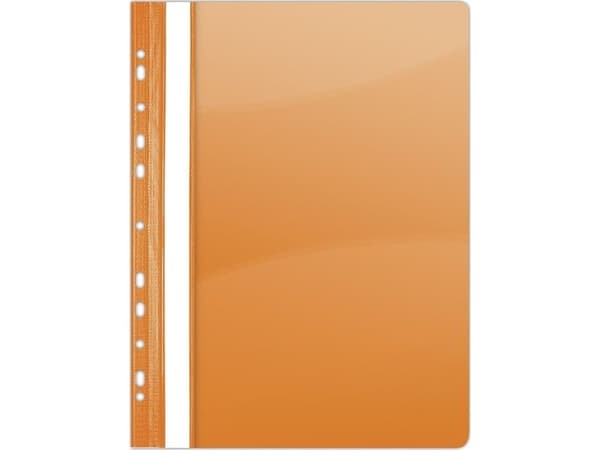 Donau Folder DONAU, PVC, A4, hard, 150/160 microns, clip-on, orange