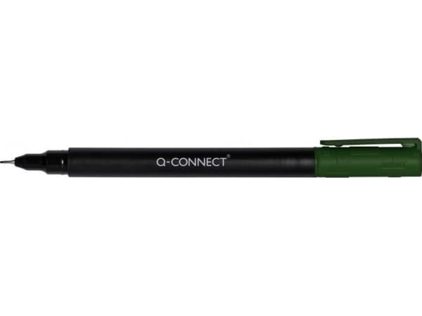 Q-Connect Marker do płyt CD/DVD Q-CONNECT, S, 0,4mm (linia), zielony