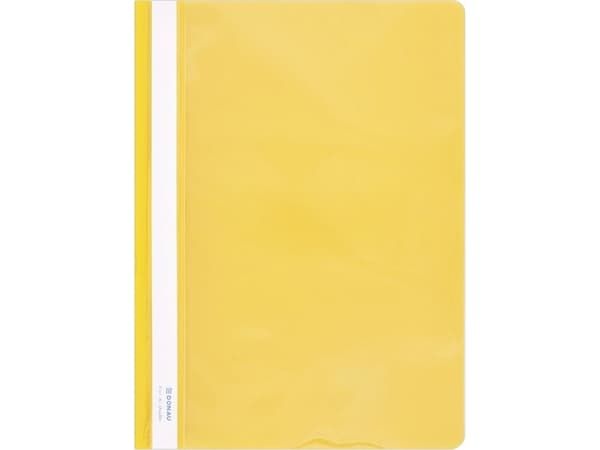 Donau Folder DONAU, PVC, A4, Hard, 150/160 micron, Yellow
