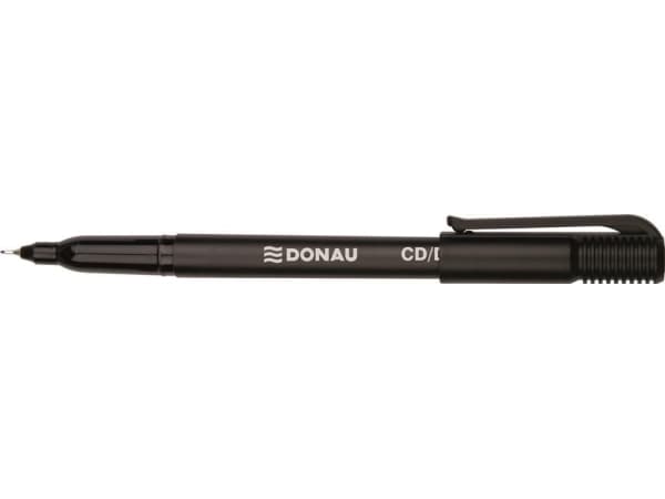 Donau CD/DVD-markør, 0,3-0,4 mm, svart (5901498030843)