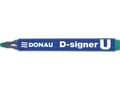 Miniatyrbilde 1 av 3: Donau DONAU D-Signer U permanent markør, rund, 2-4mm (linje), grønn
