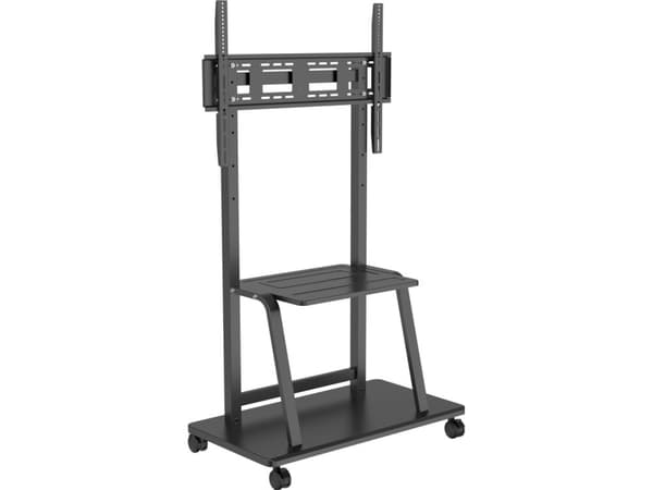 VivoLink - Vagn - för platt panel - mobile stand, 150 kg - låsbar - stål - svart - skärmstorlek: 37"-100" - golvstående