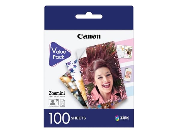 Canon ZINK - Lim - 50 x 76 mm 100 ark fotopapper - för Canon Zoemini, Zoemini 2