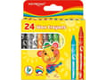 Pikkukuva 1 / 3: Keyroad Luminous Crayons, 12 kpl, 8Mm, Display Pack, sekoitus värejä