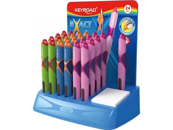 Keyroad KEYROAD Exact fyllepenn, M, displaypakket, assorterte farger