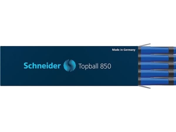 Schneider Topball 850 - Påfyllning - blå - 0.5 mm - fin - för Schneider Topball 811; Schneider Topliner 911