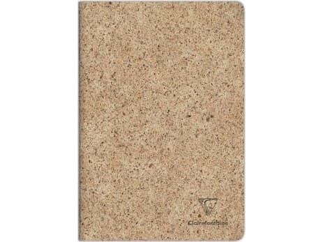 Clairefontaine "Cacao" Notesbog A5 linieret papir (omslag lavet af Cacaobønne skaller) 90gram creme papir