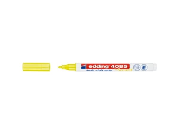 Edding Kreidemarker 4085, Gul, Stifthylsa, 1 styck