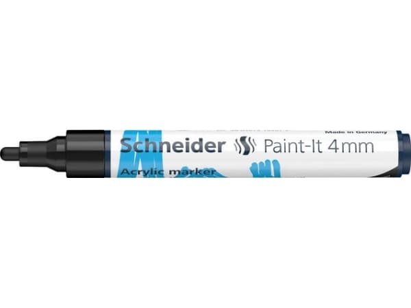 Schneider Paint-it 320 akryl tusj 4 mm 15 cm sort