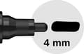 Miniatyrbilde 2 av 4: Schneider Paint-it 320 akryl tusj 4 mm 15 cm sort