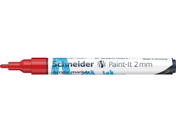 Schneider akrylpenna Paint-it 310 2 mm 15 cm röd
