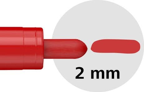 Schneider akrylpenna Paint-it 310 2 mm 15 cm röd