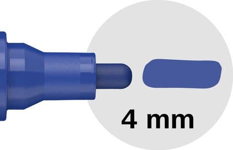 Schneider Paint-it 320 akrylpenna 4 mm 15 cm blå