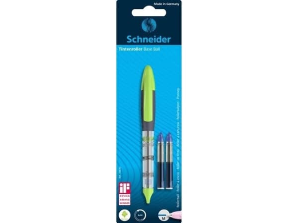 Schneider Pióro kulkowe Base Ball + 2 naboje mix