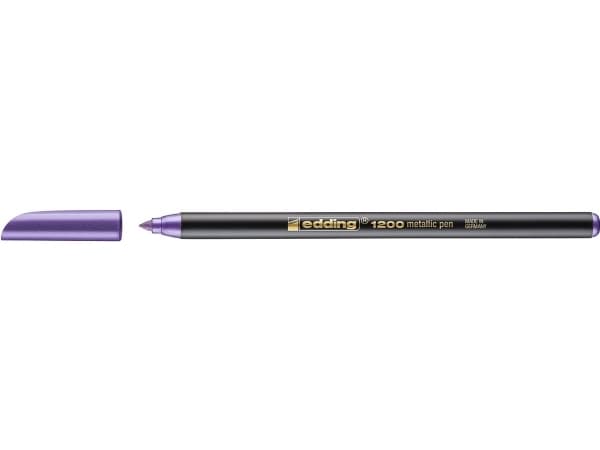 Edding 4-1200078, Fin, 1 färger, Violett, Rundad spets, 1 mm, 1 mm