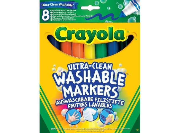 Crayola Felt-tip pen super washable 8 pcs. (58-8328)