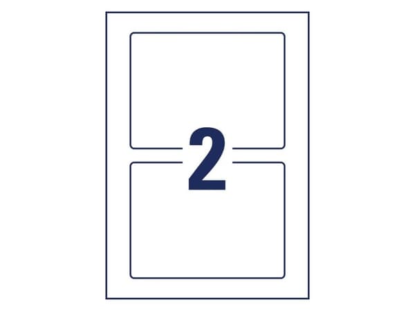 Avery-Zweckform 8002-5 160 x 120 mm #####Polypropeeni Valkoinen, vaaleanharmaa 10 kpl Pysyvät #####Tukitarrat