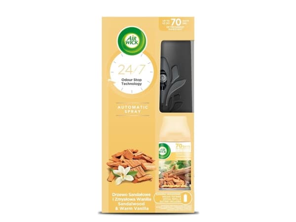 Air Wick Freshmatic automatisk luftfräschare och påfyllning Sandalwood 250ml