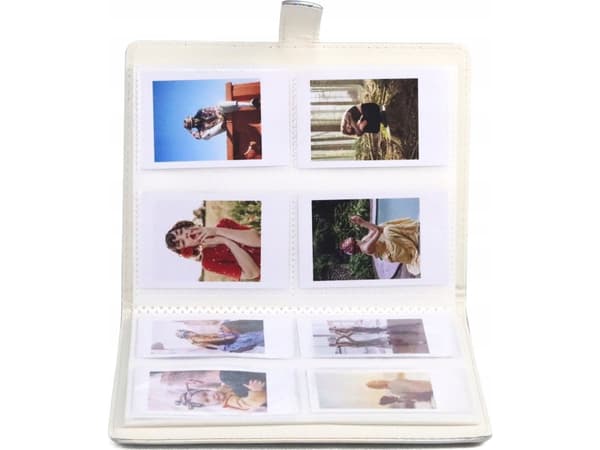LoveInstant Fotoalbum 128 st. för Fujifilm Instax Mini 40 12 11 9 8 7 Evo Liplay Link / Svart