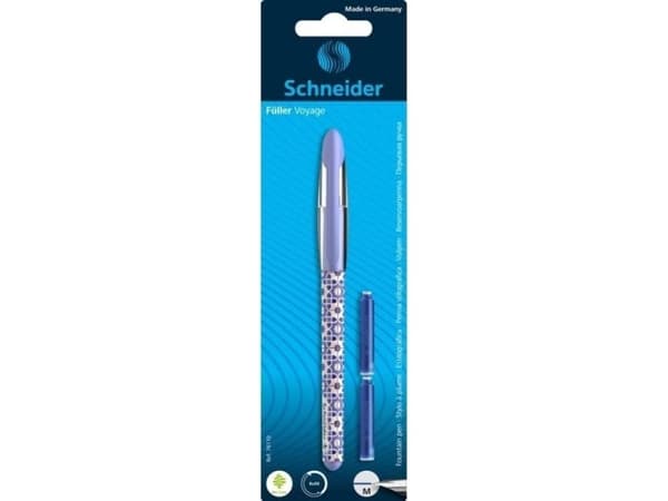 Schneider Fountain pen Voyage M + 2 cartridges mix